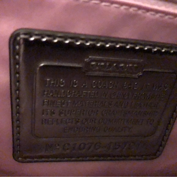 New Coach Poppy handbag in light lilac/violet purple - Picture 8 of 10